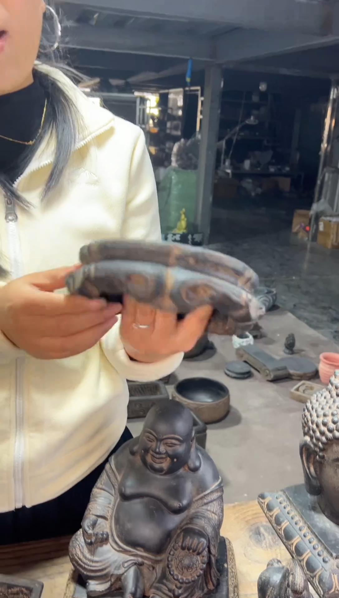 陶土【火山泥】金箍坛底座