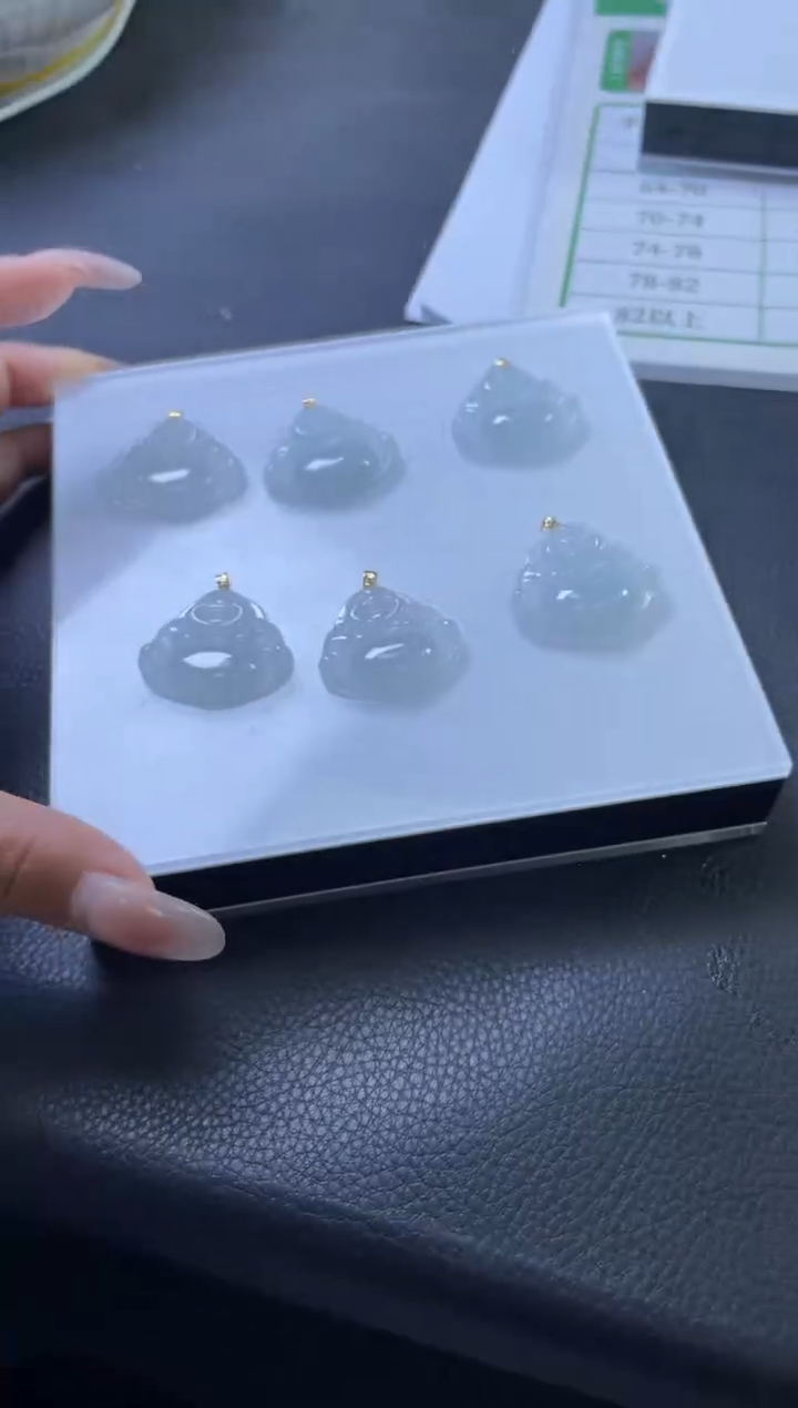 【闪购商品】翡翠吊坠(不含链)18K金镶嵌JC1079B多样性发一