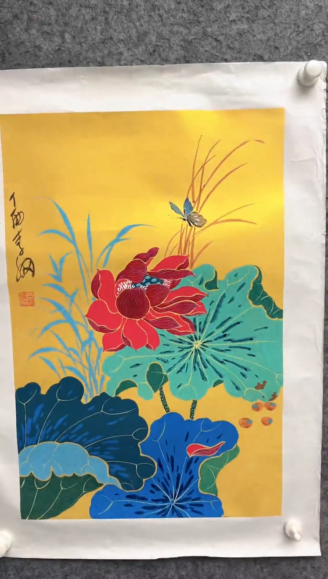 国画李纲-2.7平尺-国画