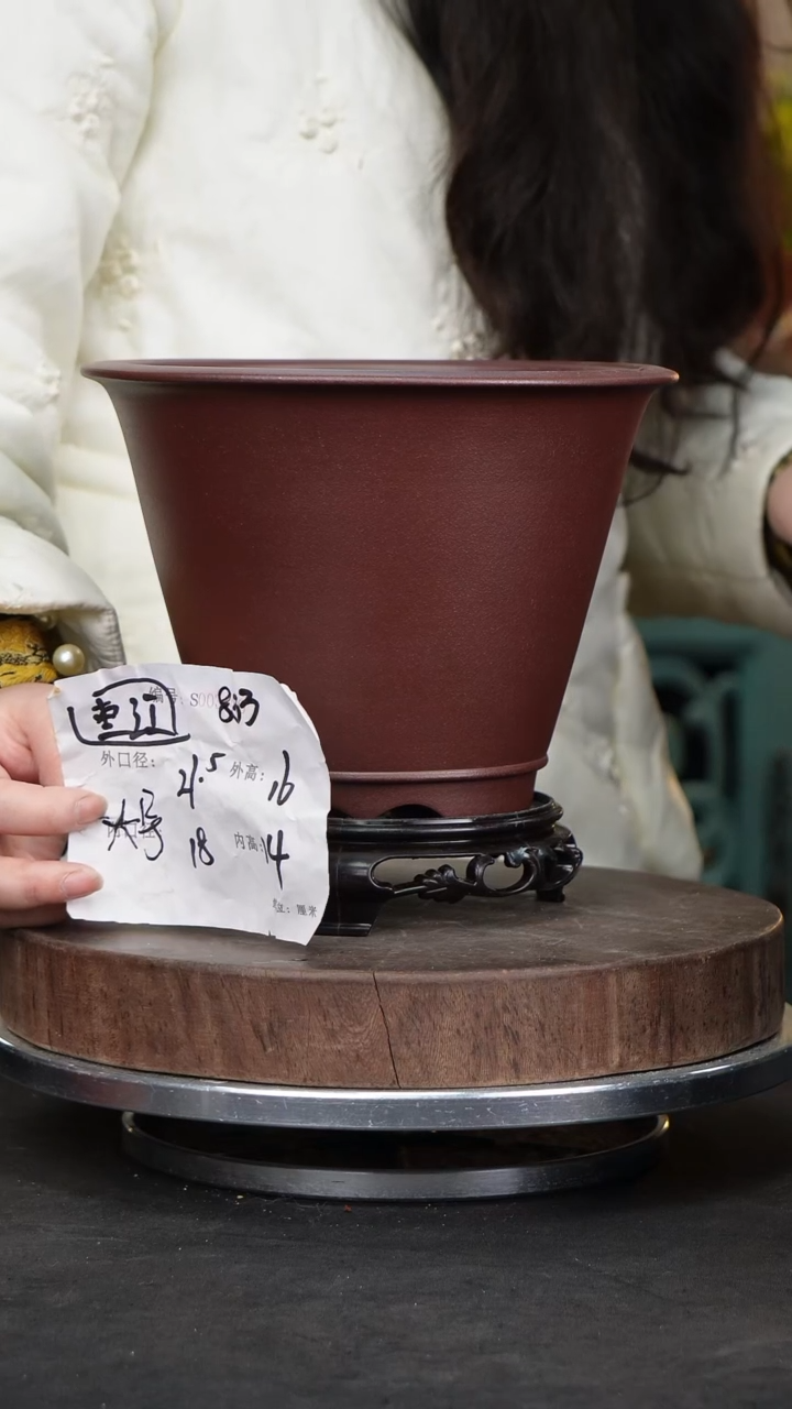 【闪购商品】紫砂花盆833+s紫砂花盆