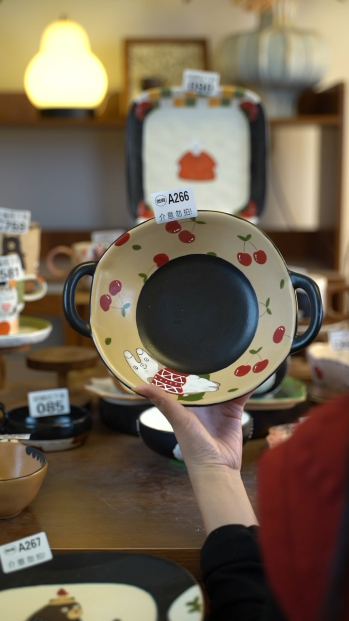 摆件陶A266 阿满屋手工手作陶瓷 