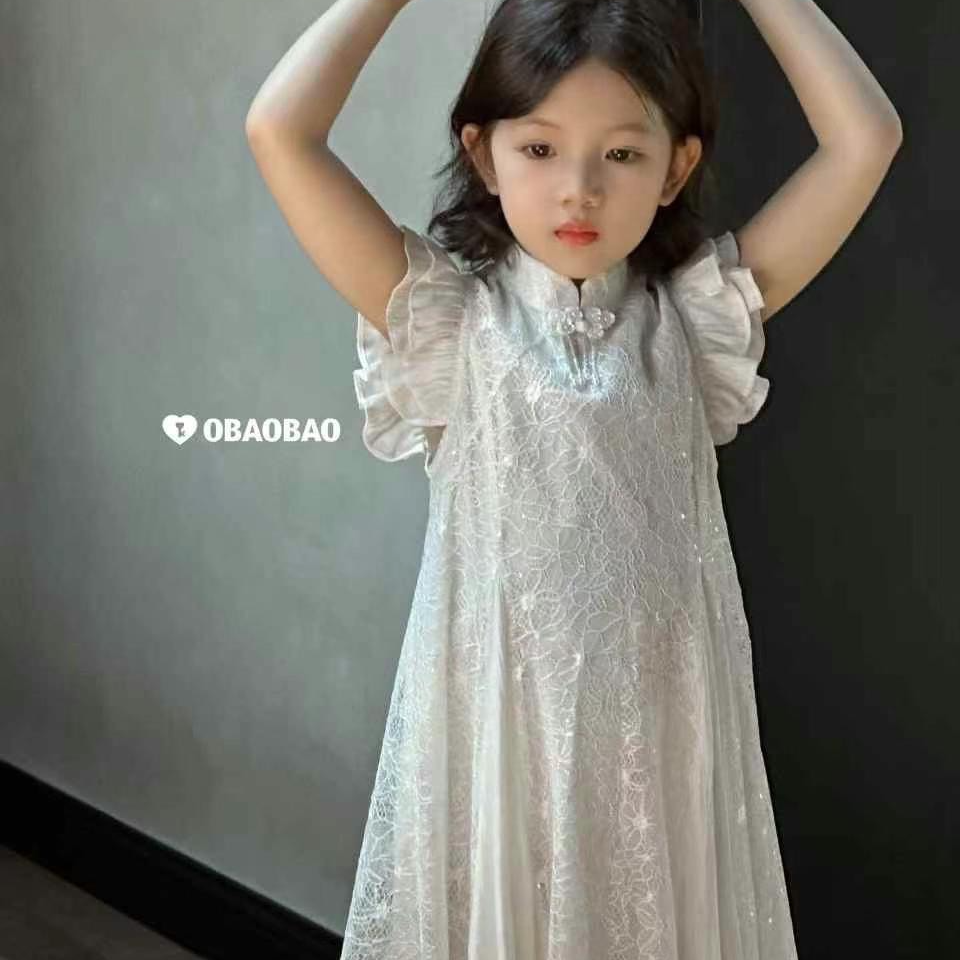 大风车儿童连衣裙