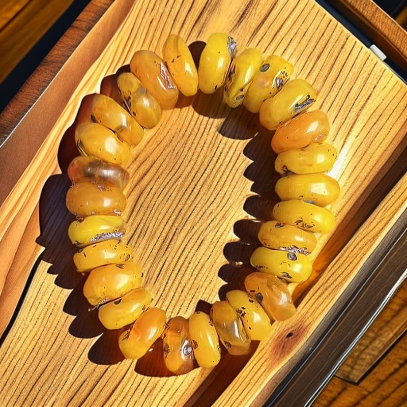 黄原皮蜜蜡手串 直播甄选