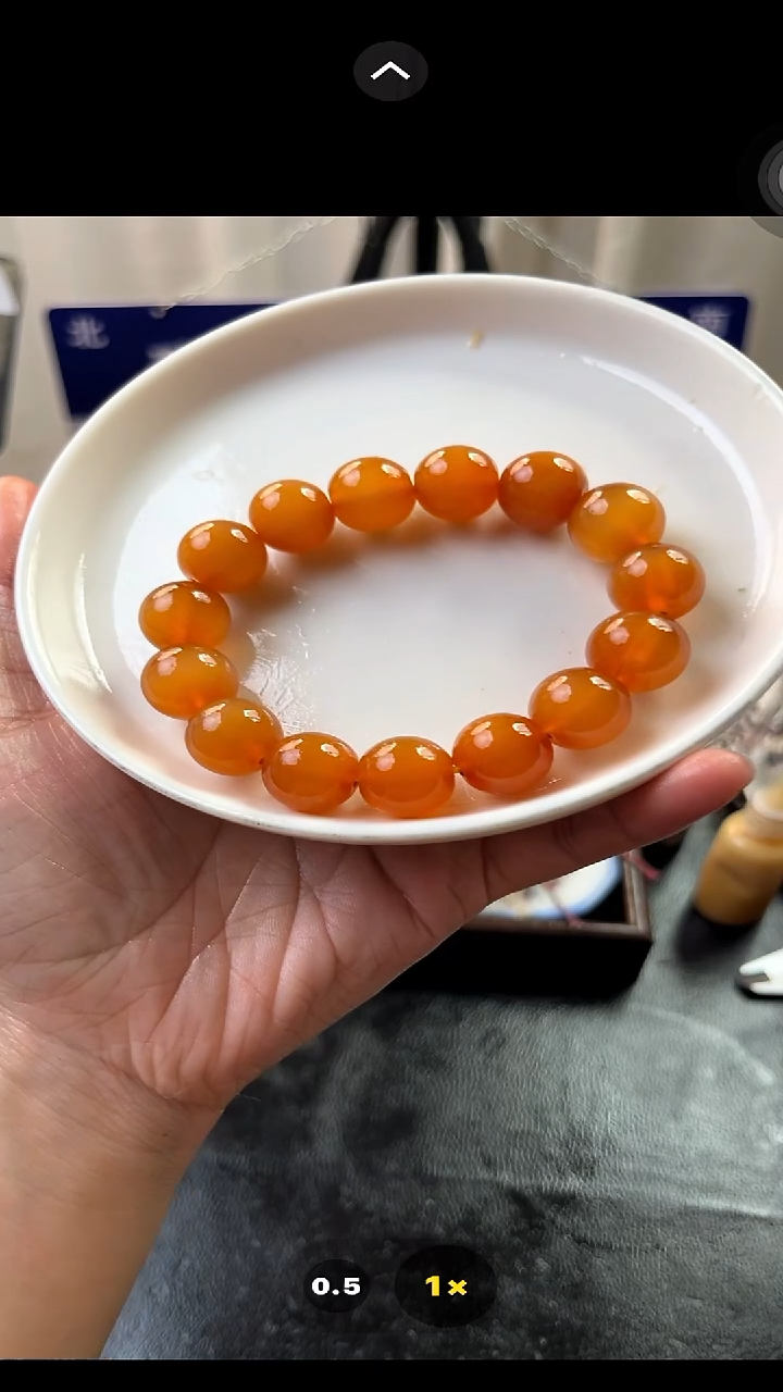 牛骨手串/手链1.5金桔牛角手串