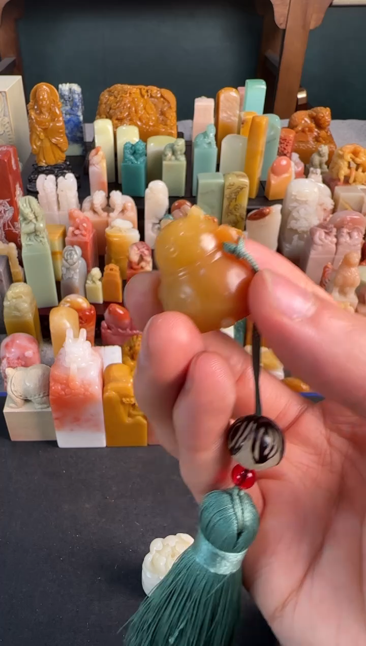 【闪购商品】青田石印石编号编号7785