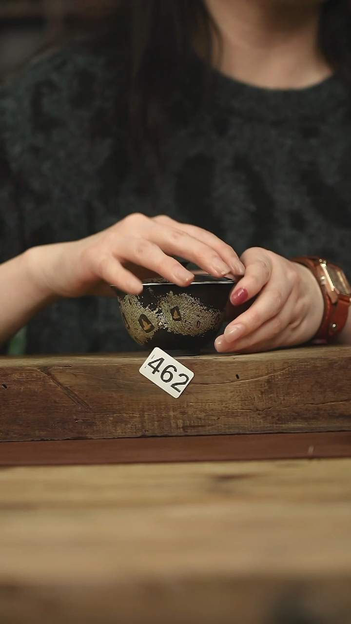 新品 设计师手作款 牧渔盖碗