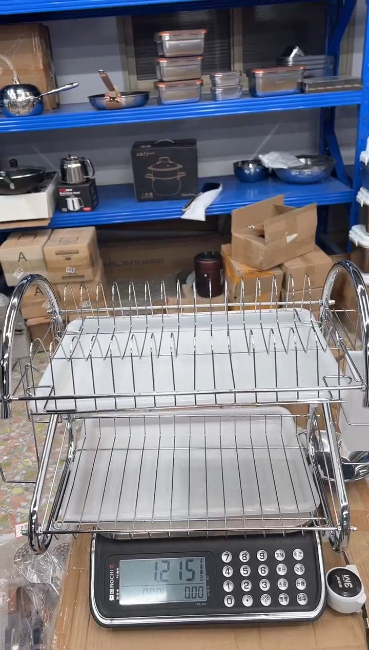 【闪购商品】不锈钢碗碟架s型