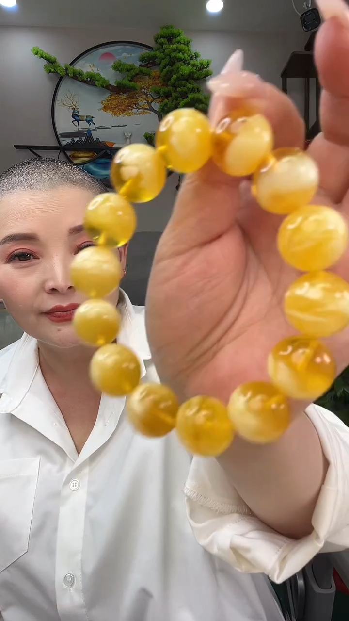 【闪购商品】琥珀手串未镶嵌手串