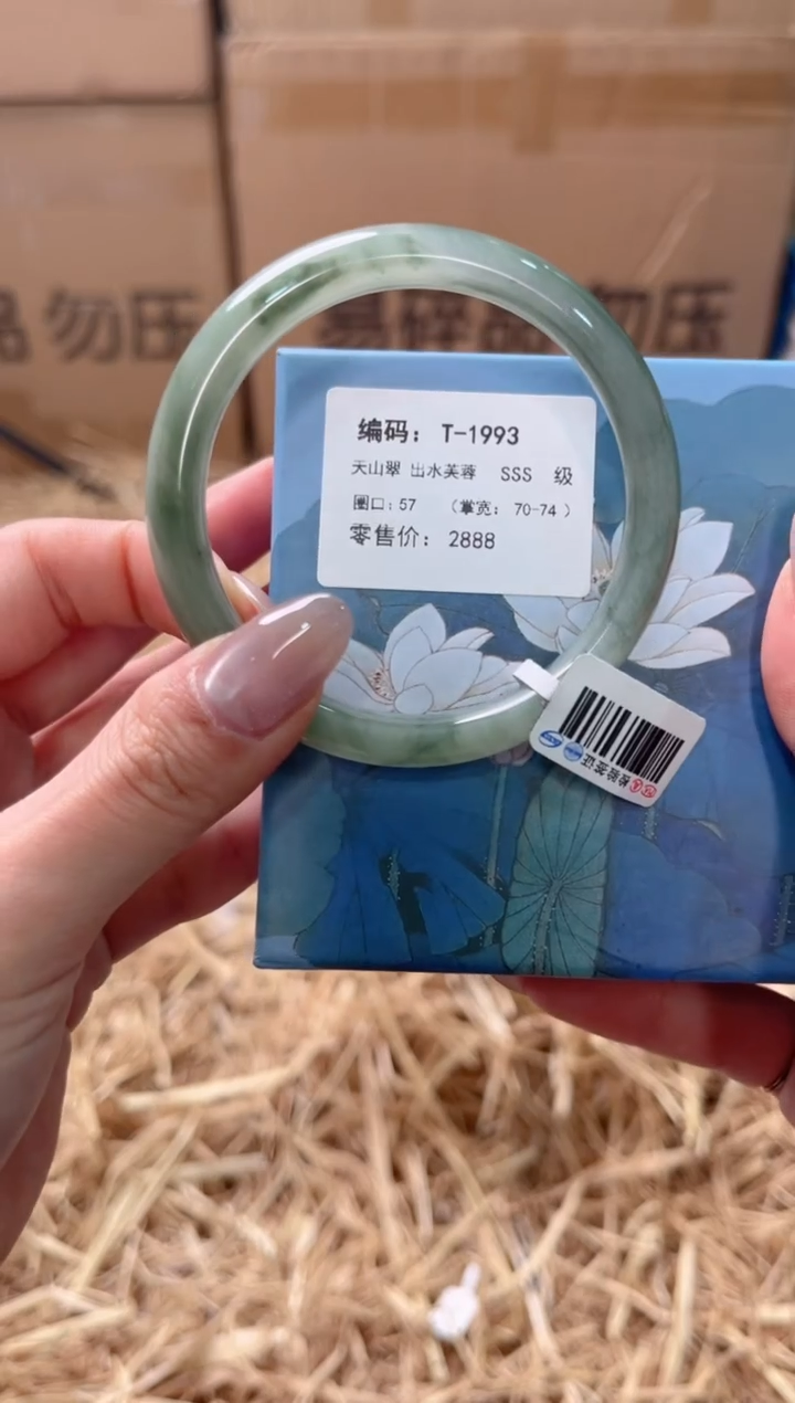 未镶嵌手镯石英质玉T-1993