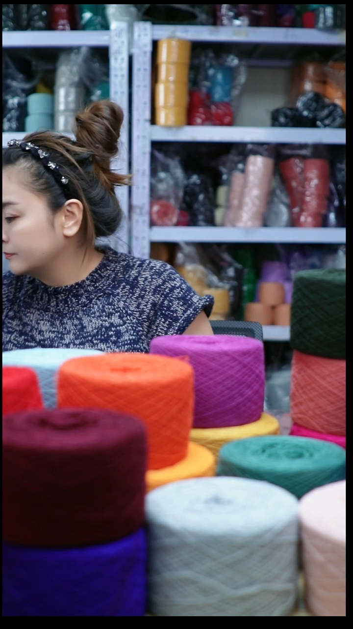 羊绒欢姐手编线D999