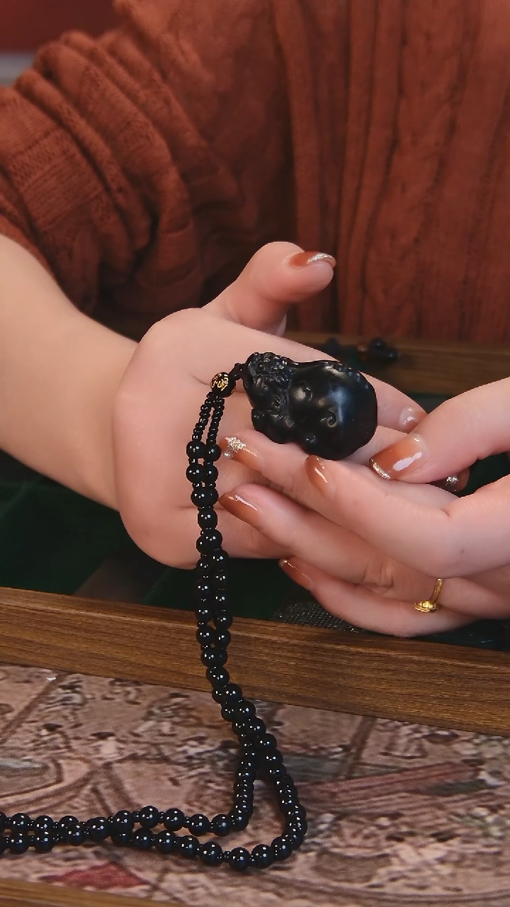 【闪购商品】和田玉（墨玉）挂件未镶嵌和田玉（以主播展示为准）