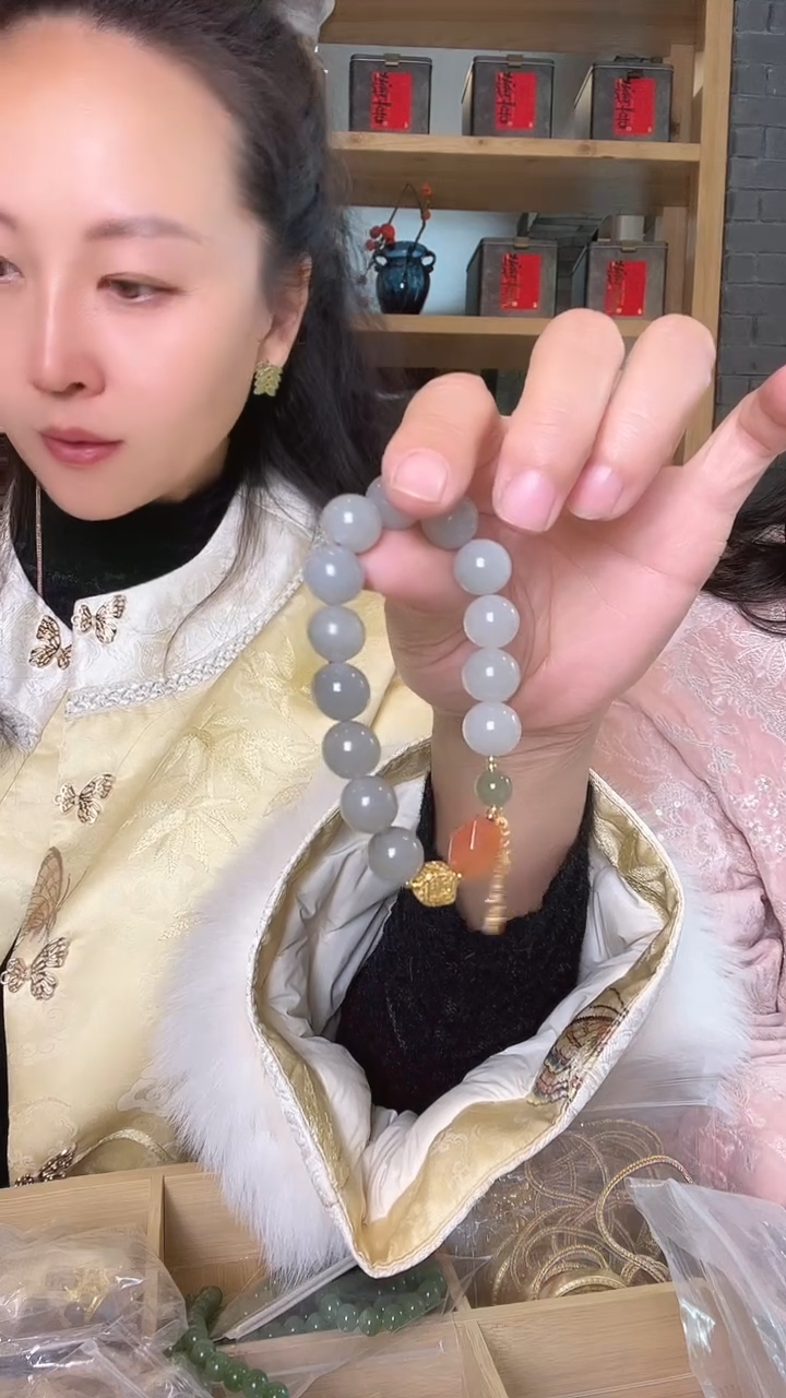 无无烟紫手链------