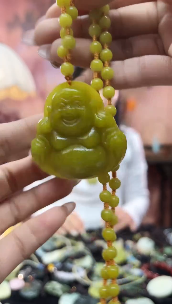 未镶嵌岫玉吊坠·