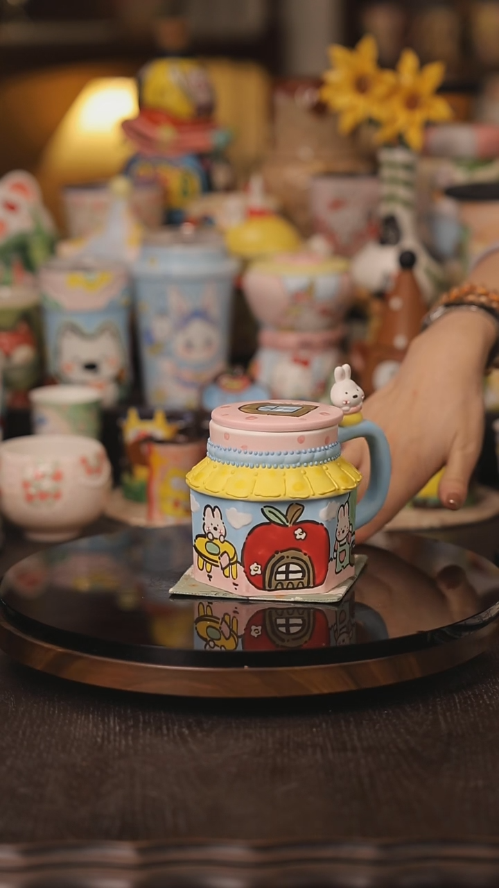 景德镇釉下彩绘设计师款式陶瓷