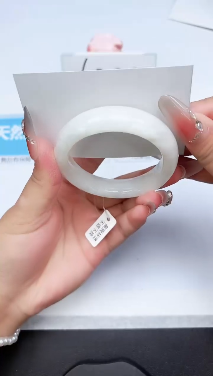 和田玉手镯未镶嵌109-52.7