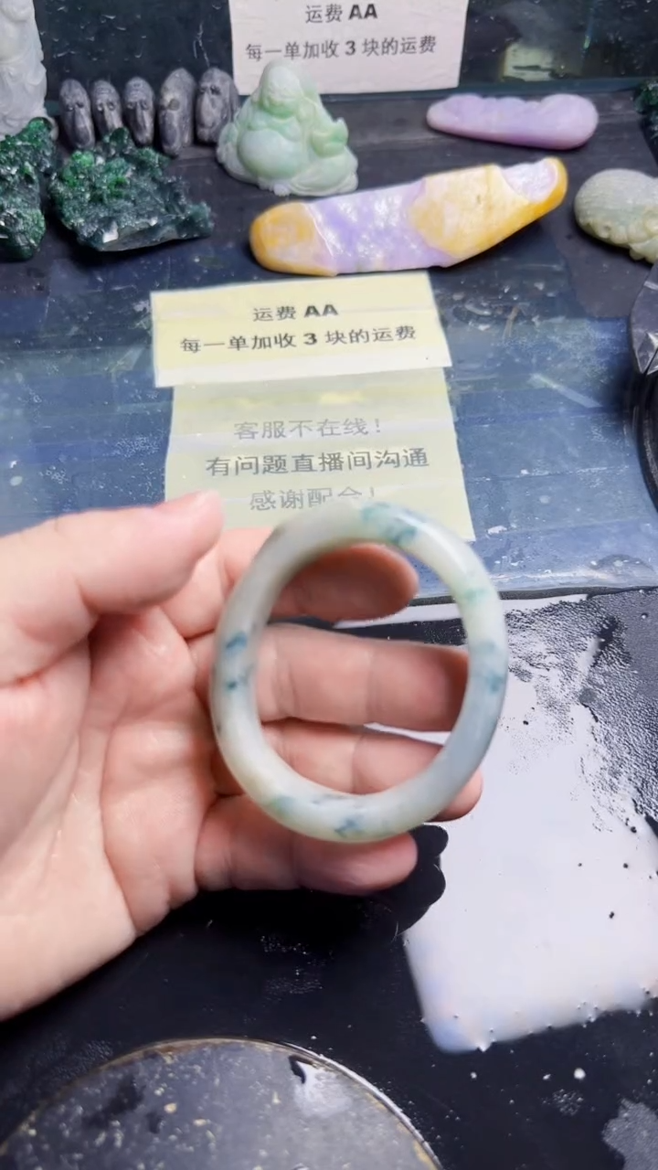 翡翠挂件未镶嵌芳**萋天然翡翠123