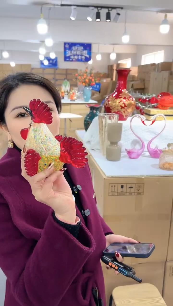 【闪购商品】琉璃椿轩花器H-33晚