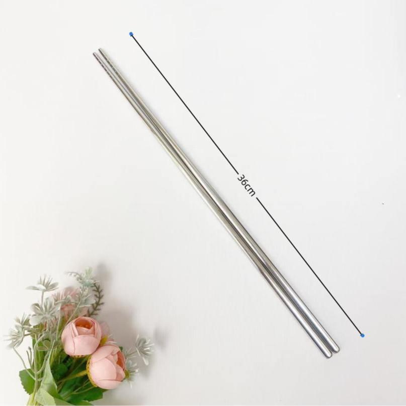 加长防滑筷子防烫厨房用油炸筷子中空