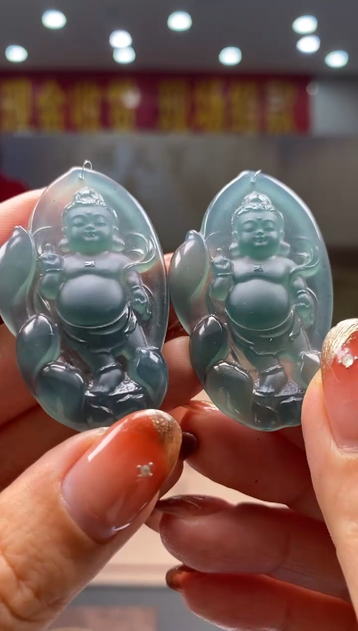 【闪购商品】定制翡翠未镶嵌多样性发货【只发一件】*q52配金扣