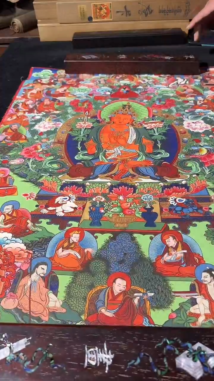 卷轴画藏式珍藏彩绘艺术馆133