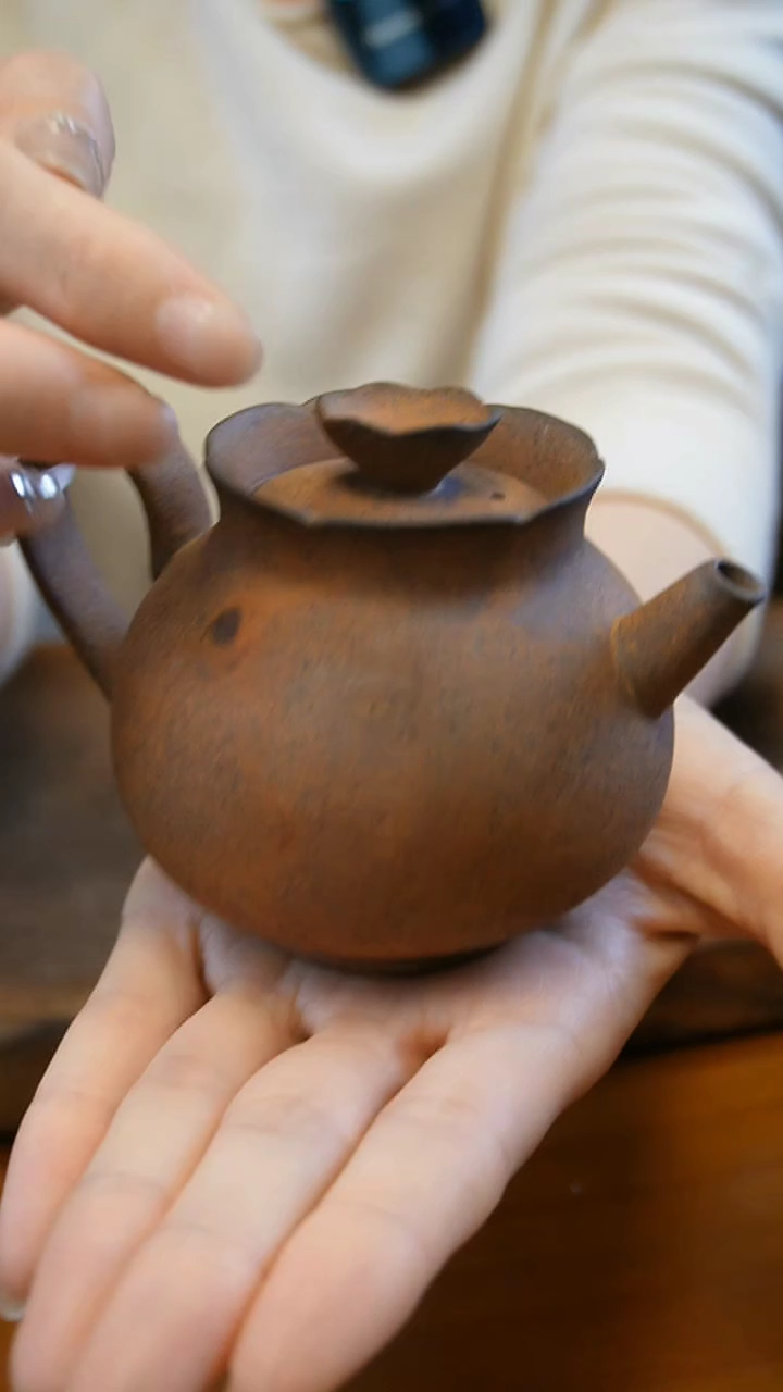 【闪购商品】H06原矿花瓶磨砂感老岩泥茶壶