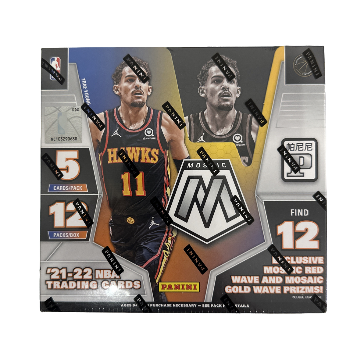 Panini  21-22 马赛克 亚洲 NBA 球星卡 未成年人禁止下单【代拆】