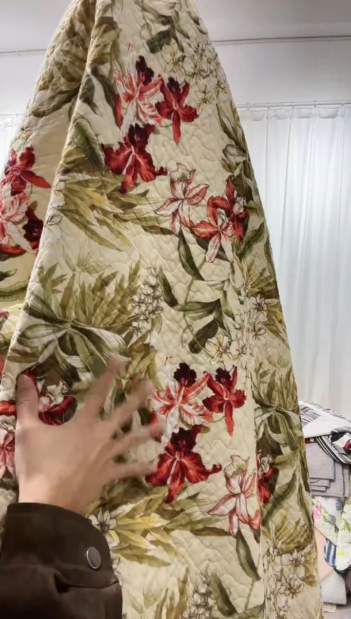 棉150*200纯棉床盖115号微瑕
