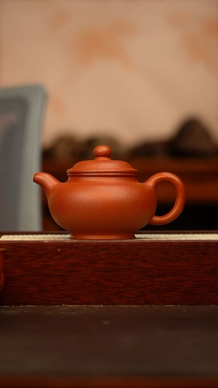 茶壶紫砂掇只 原矿红泥