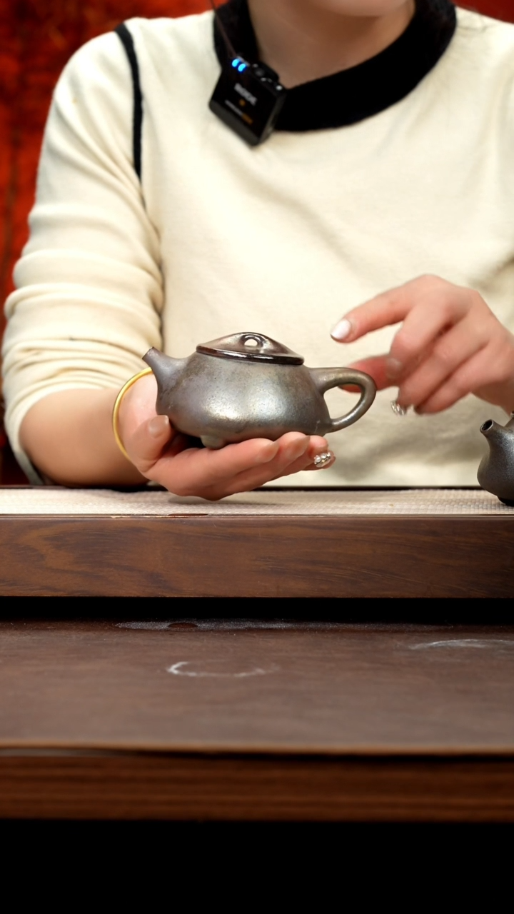 【闪购商品】紫砂茶壶平台紫泥柴烧景州石瓢