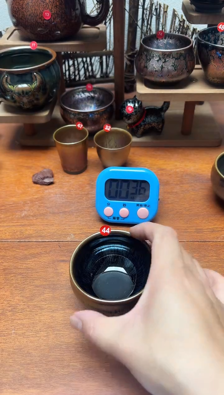 茶盏华*44号建盏工匠茶器