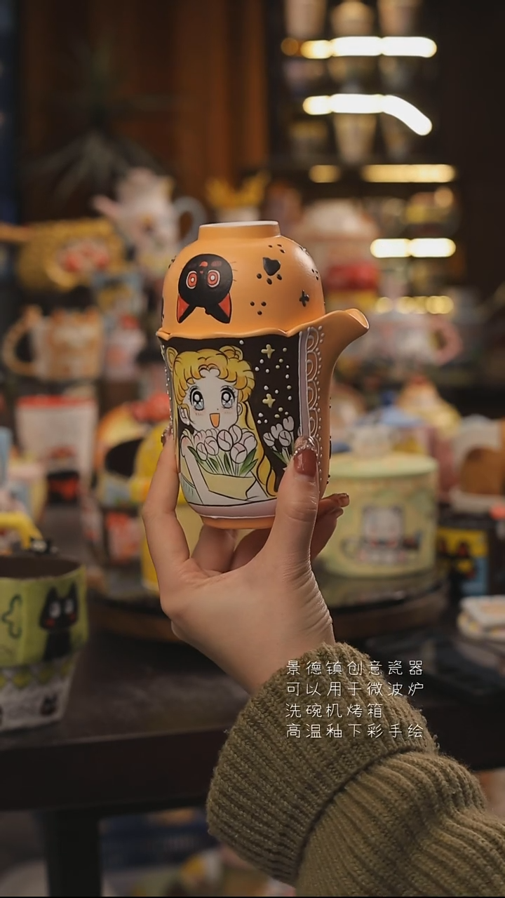 景德镇釉下彩绘设计师款式陶瓷