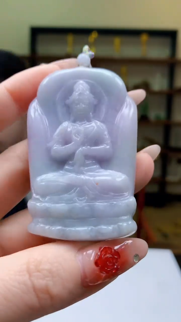 【闪购商品】定制翡翠未镶嵌1071ry-毛货挂件31