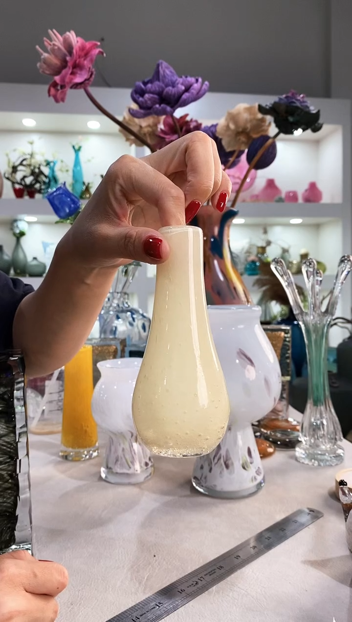 村**子慕忆家手作琉璃花瓶