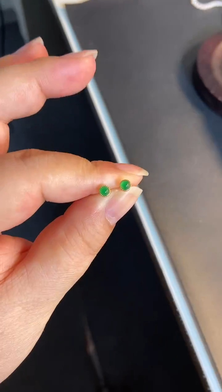 吊坠(不含链)银S925镶嵌翡翠1