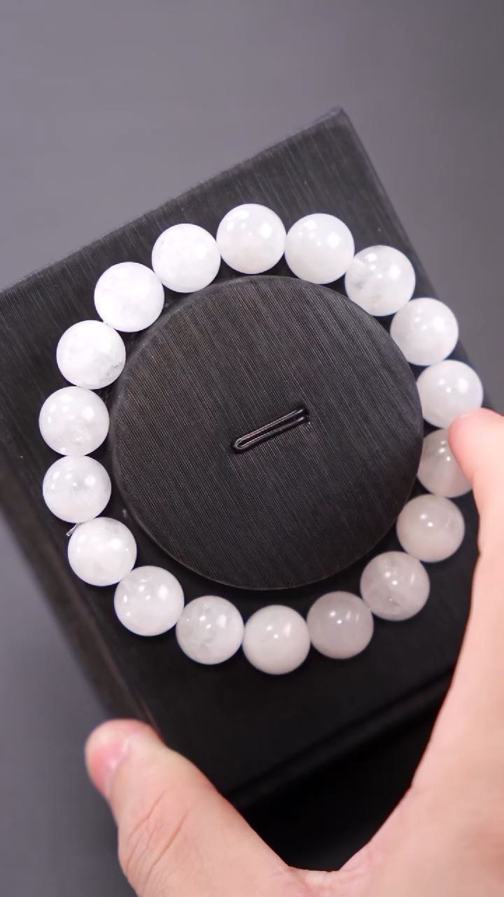 【闪购商品】水晶单圈未镶嵌Q038满盆白幽灵单圈11mm