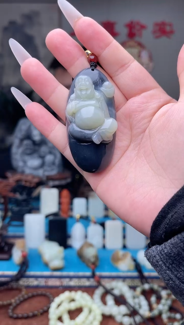 【闪购商品】和田玉未镶嵌挂件1