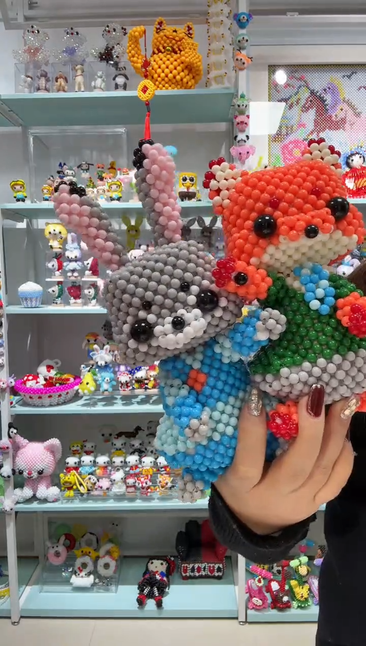 亚克力2709卡6糖果珠朱迪和尼克材料包1对