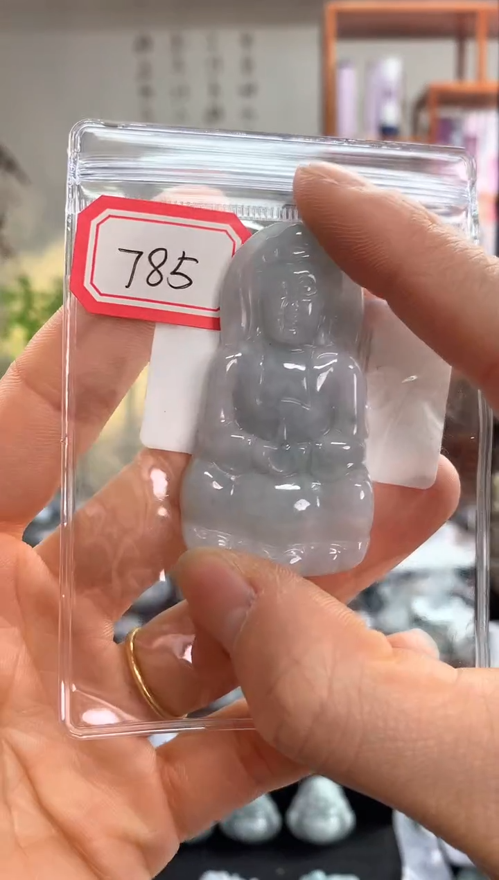 【闪购商品】翡翠颈饰未镶嵌观音785