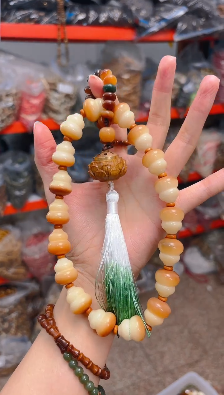 吊坠菩提根/象牙果大卡葫芦香炉手持