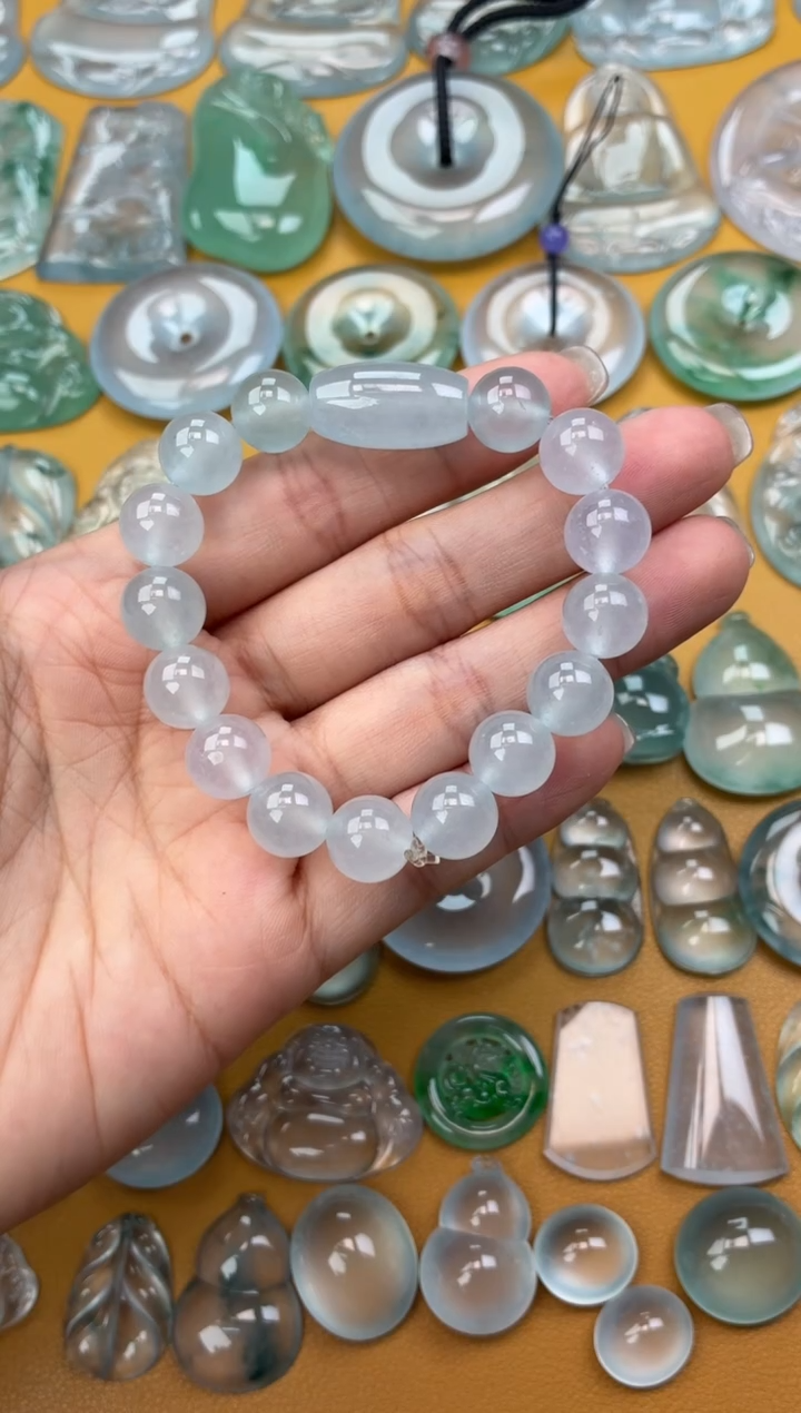 吊坠(不含链)未镶嵌翡翠24 手串 10.4