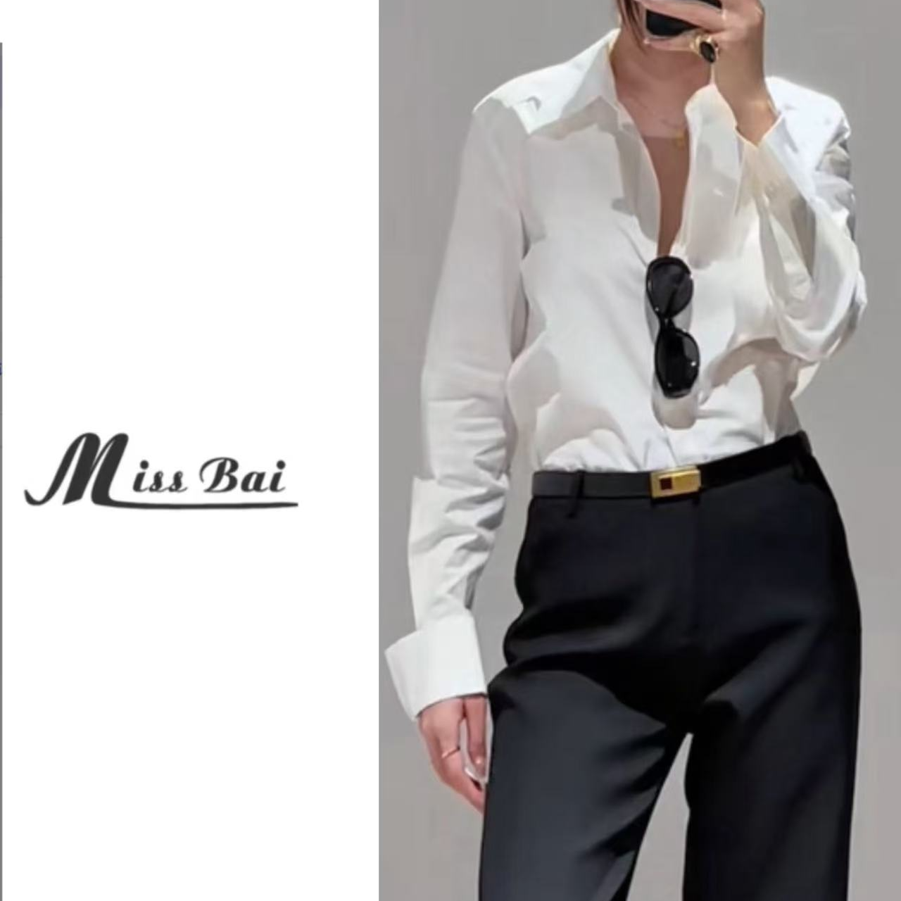 【白姐推荐】高智感衬衫经典叠穿衬衫107