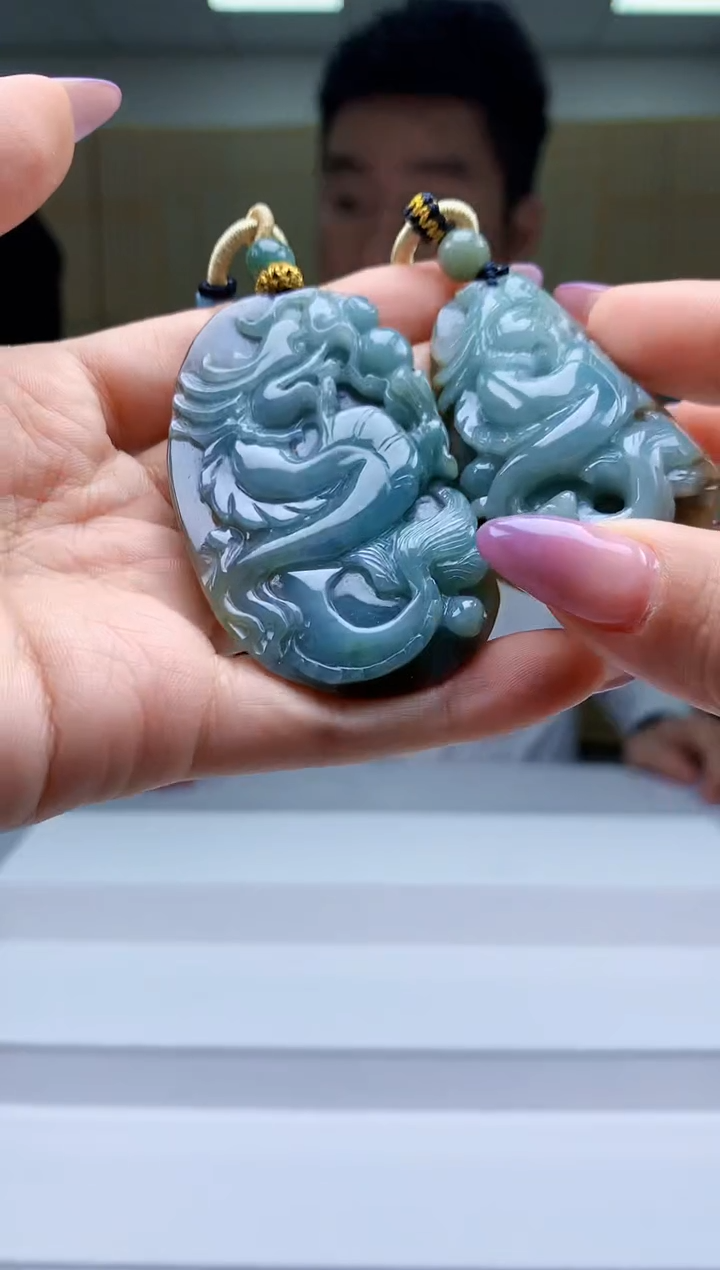 【闪购商品】定制翡翠未镶嵌5028ty-毛货挂件141