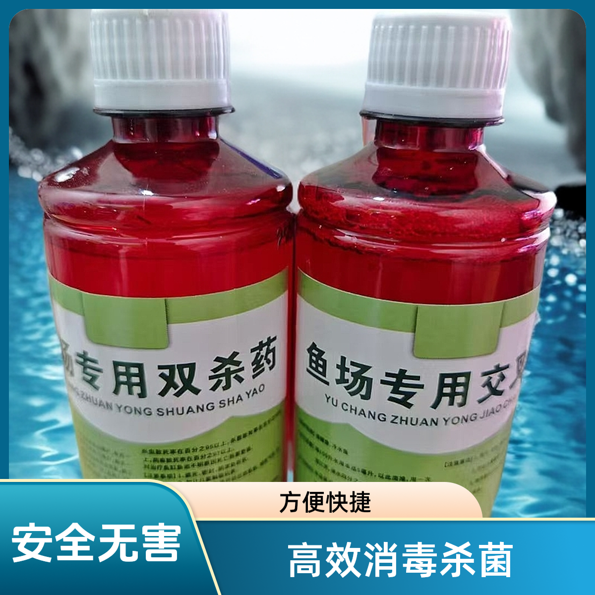 观赏鱼金鱼锦鲤蝴蝶鲤鱼场专用双杀高效杀菌消化细菌鱼缸专用