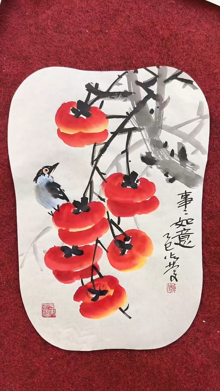 国画李火庆/国画/画心