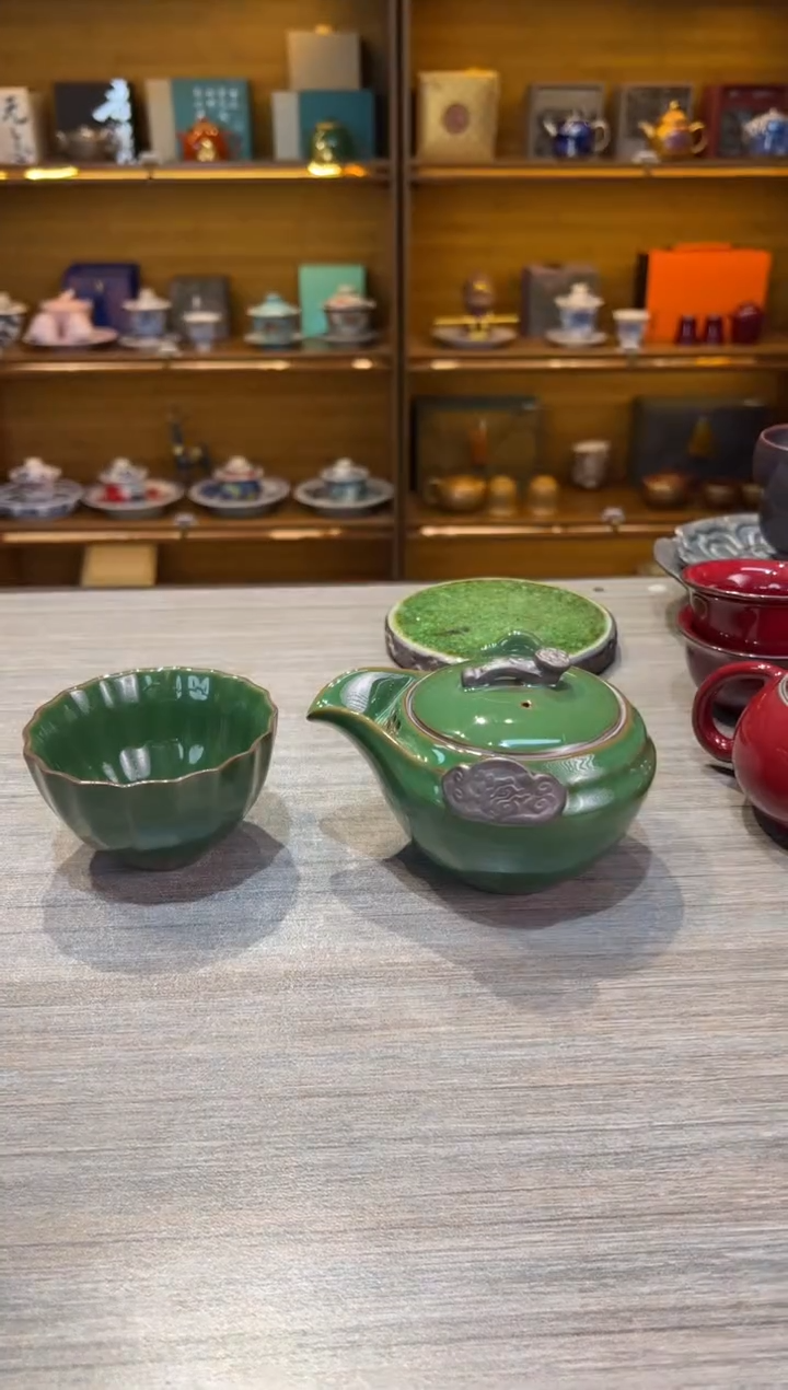 【闪购商品】绿手抓加一杯茶具茶具