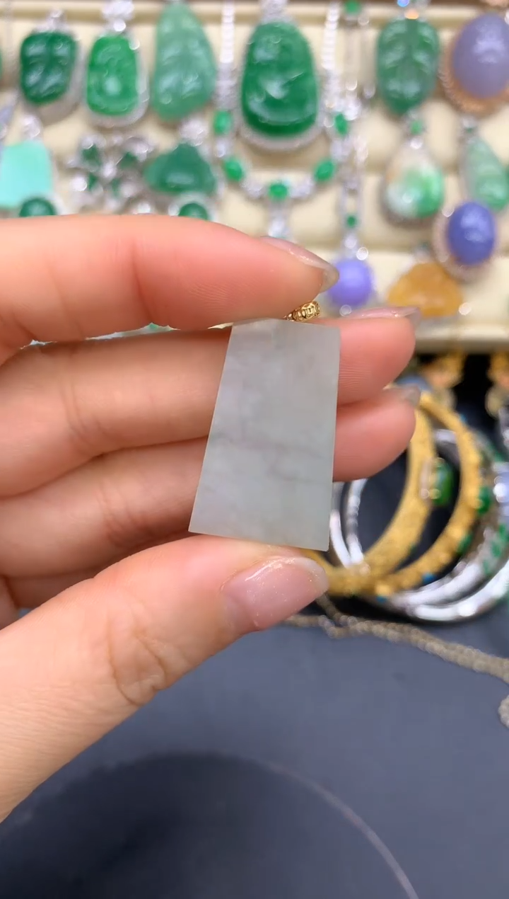 【闪购商品】翡翠颈饰18K金镶嵌103-中国好珍宝