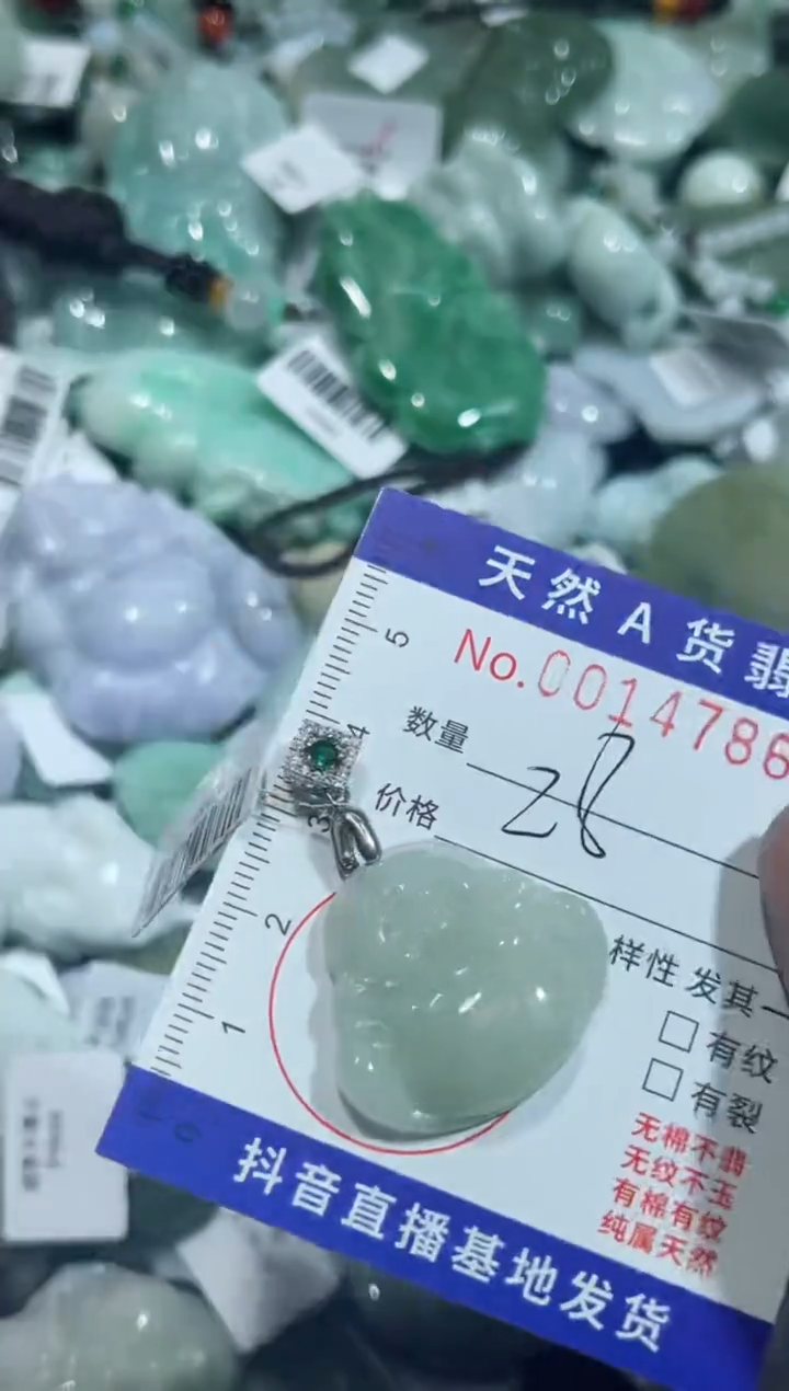 【闪购商品】翡翠颈饰未镶嵌00014786