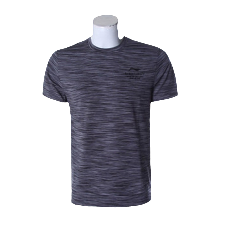 李宁夏季短袖T恤男款透气休闲运动服ATSN075