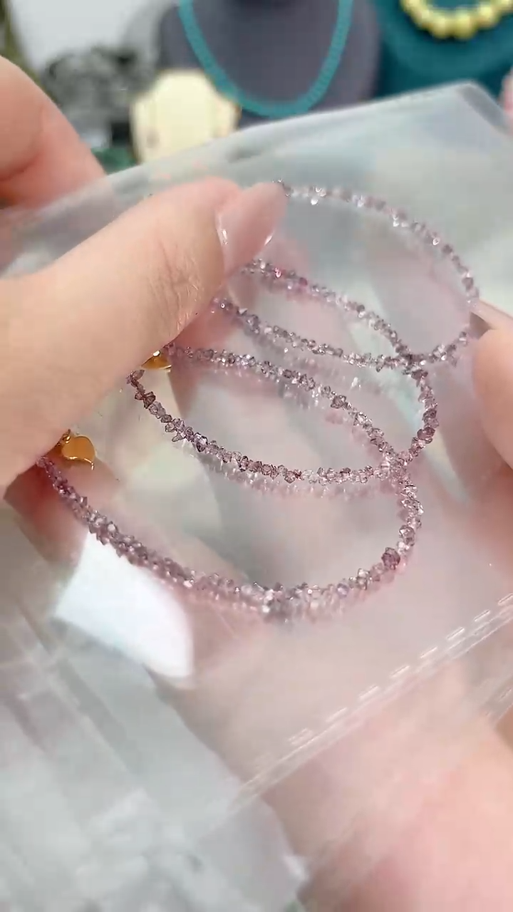 手链银S925镶嵌钻石普罗旺斯紫99