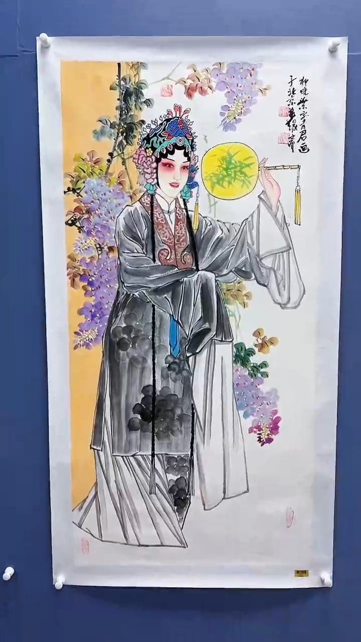 【闪购商品】绘画柳晓叶绘画8平尺戏曲人物